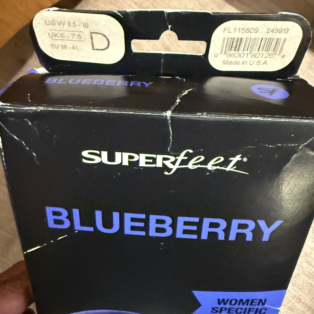 Superfeet Blueberry Women's Insoles - Picture 2 of 5